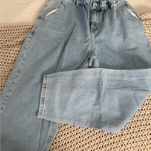 Zara Light Blue Denim Trousers